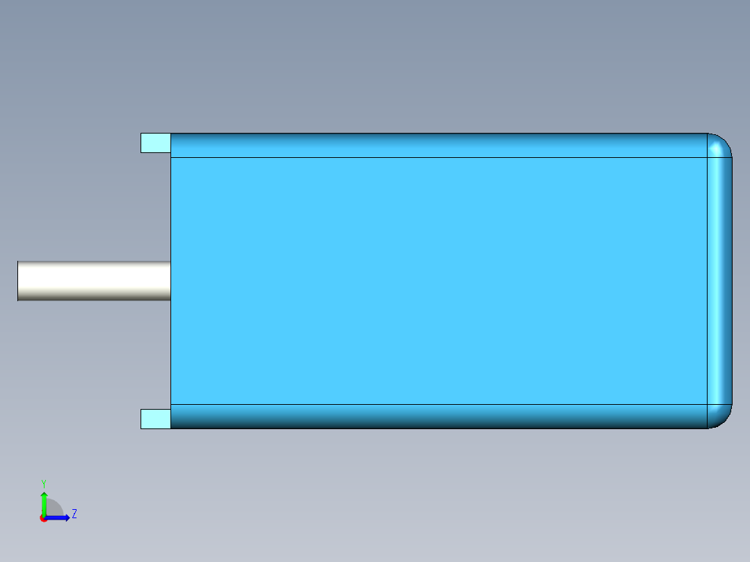 无源元件封装-CAP_BOX_18x6x12_BL左视图