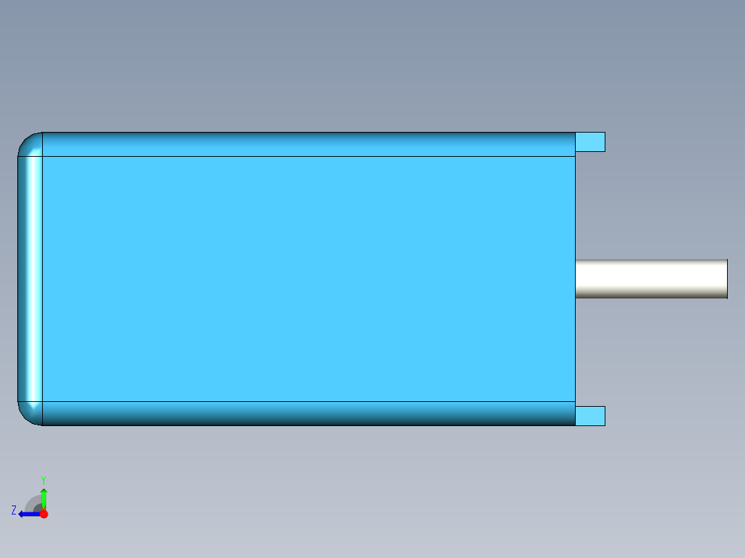 无源元件封装-CAP_BOX_18x6x12_BL右视图