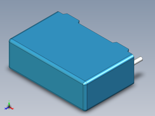 无源元件封装-CAP_BOX_18x6x12_BL正等轴测缩略图