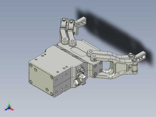 16-JEGB 4140 I000二指机械爪模型3D图纸 STEP格式