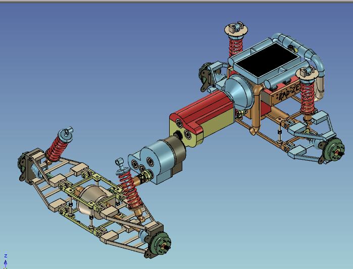 汽车底盘 机械设计参考资料3D模型设计素材