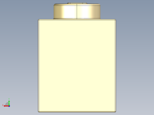 乐高套装 4421基本积木-4113915 - 3005 Brick Yellow -Tan Brick 1 x 1.STEP后视缩略图