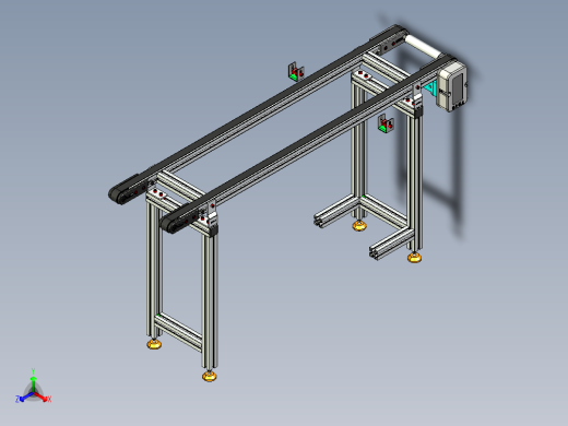 LE-XC4040-齿形同步线右边驱动