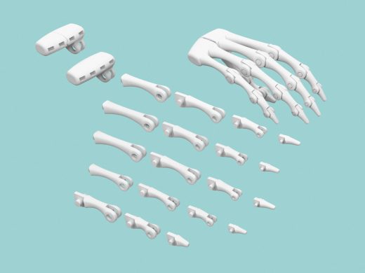 简易手掌骨骼缩略图