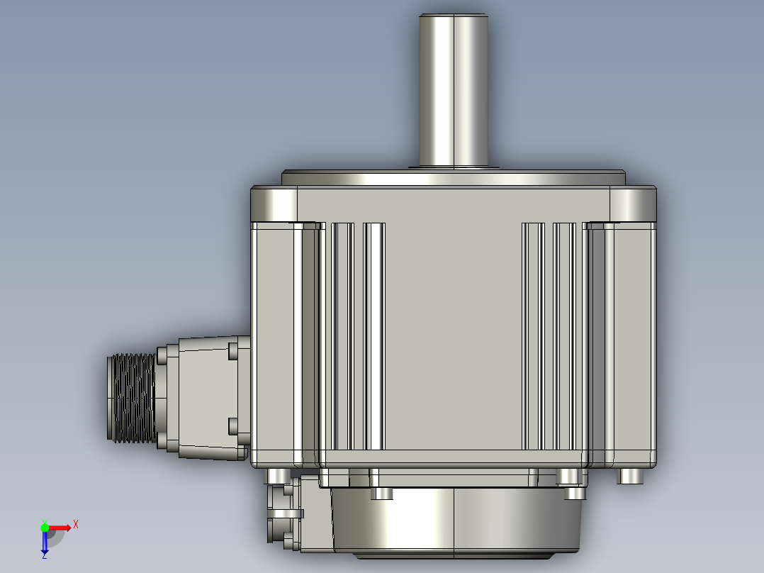 电机MS6G-130CS25B2-21P0俯视图