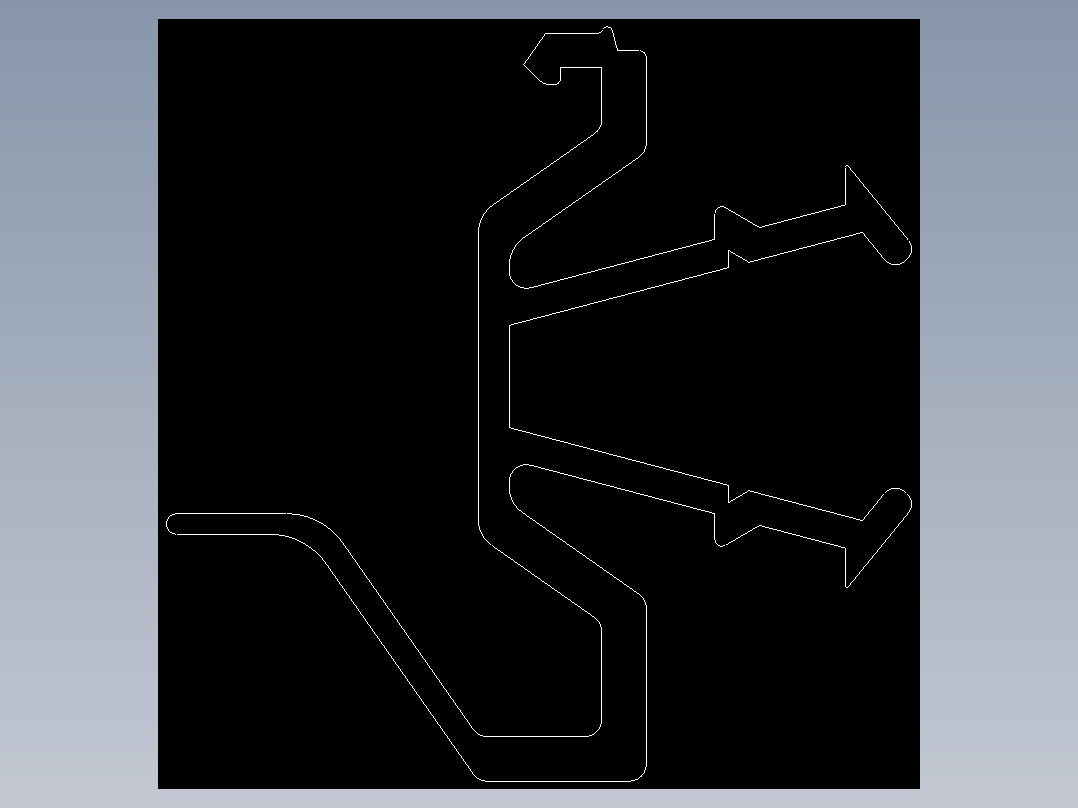 型材-BR PVC PROTECTIVE PANE PROFILE PART A 3842519565.DXF