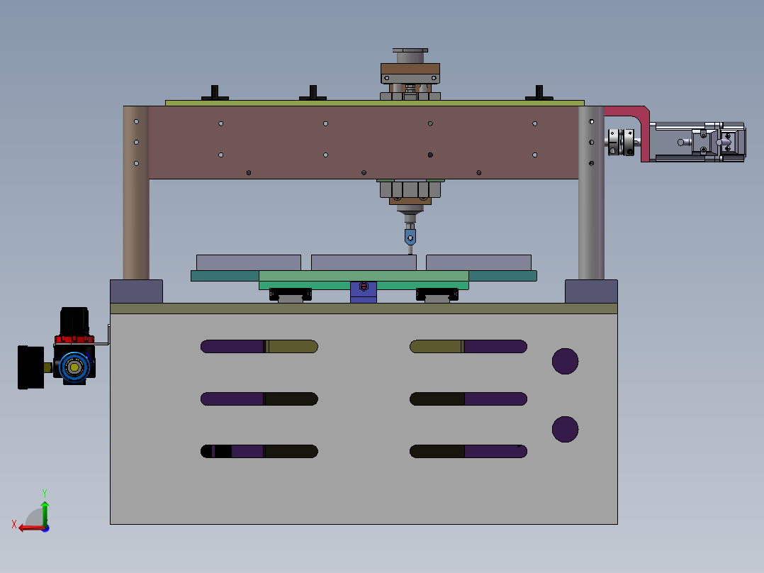 拉锡膏机台sw17可编辑后视图