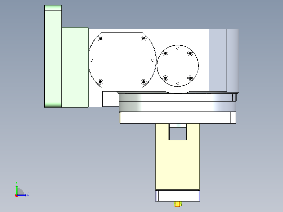 S1-CNC4-笔记本CNC工装夹具三维模型0118左视图