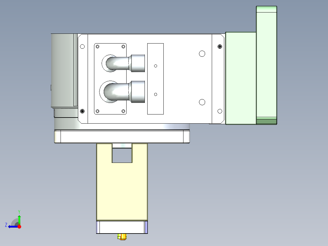S1-CNC4-笔记本CNC工装夹具三维模型0118右视图