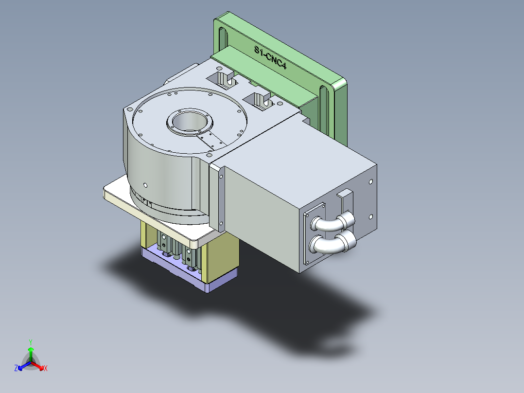 S1-CNC4-笔记本CNC工装夹具三维模型0118正等轴测图