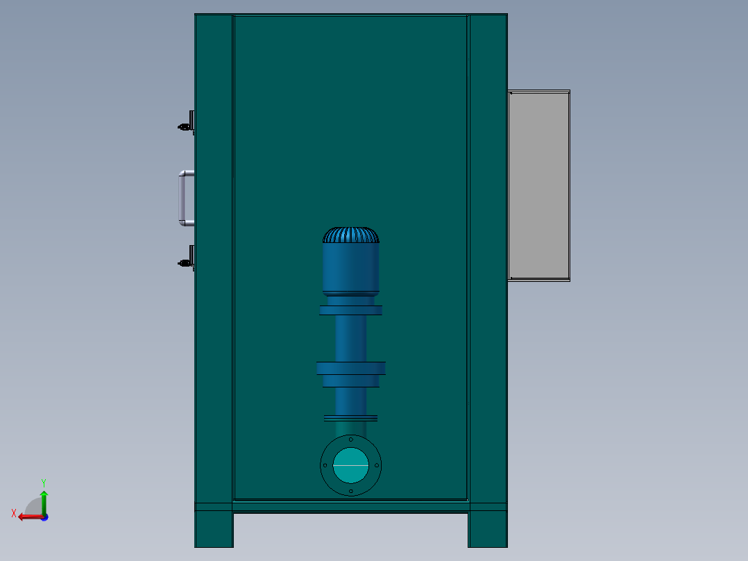 1012自动式液体喷砂机sw14可编辑后视图