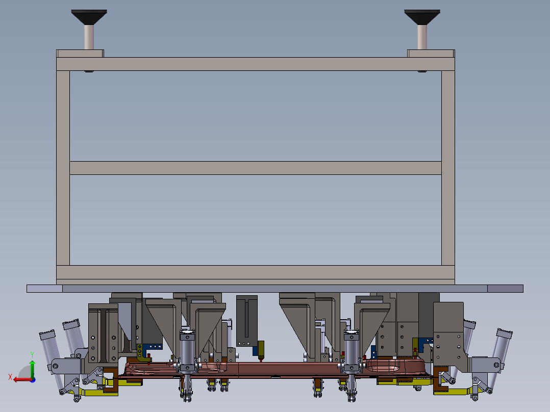 22车身焊接夹具(2)后视图