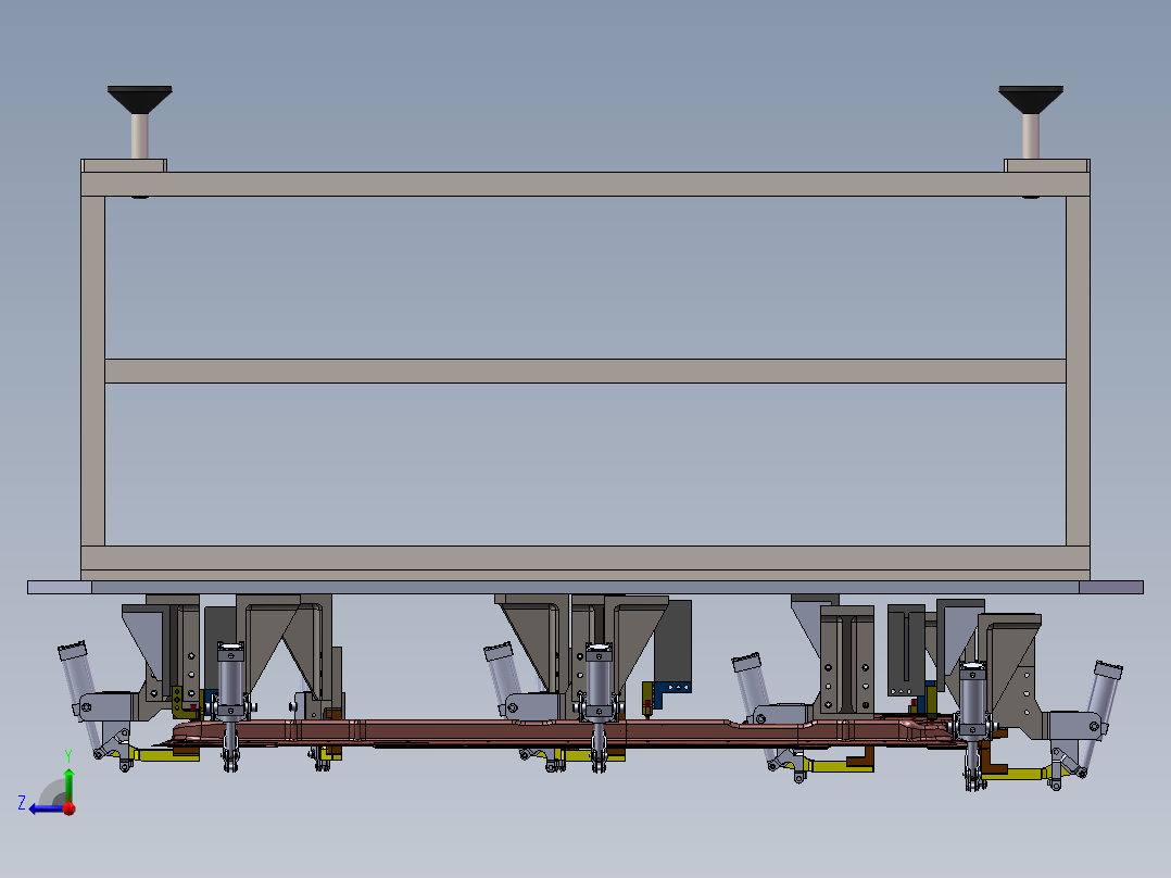 22车身焊接夹具(2)右视图