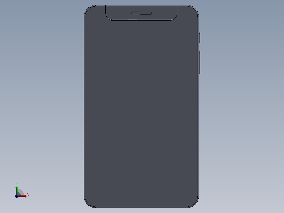 IPHONE 14 Pro 3D设计前视图