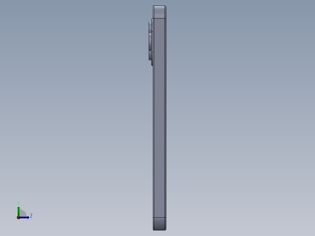 IPHONE 14 Pro 3D设计左视图