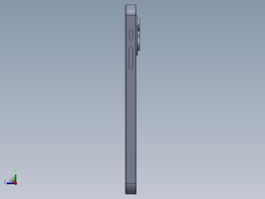 IPHONE 14 Pro 3D设计右视缩略图