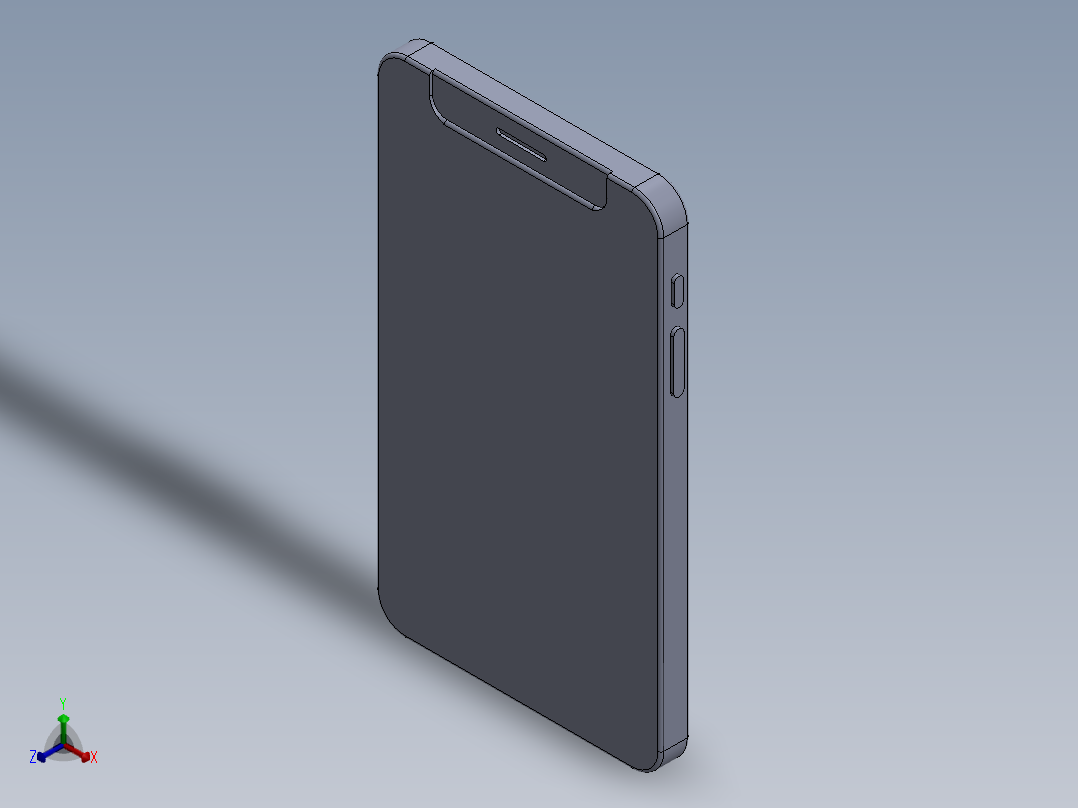 IPHONE 14 Pro 3D设计正等轴测图