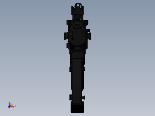 手枪左轮冲锋枪老式狙击步枪设计3D图纸g36-parts-airsoft SW STP前视缩略图