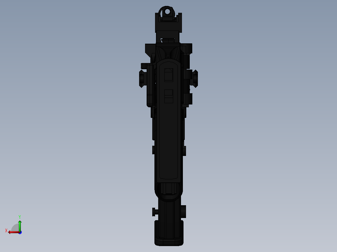 手枪左轮冲锋枪老式狙击步枪设计3D图纸g36-parts-airsoft SW STP后视图