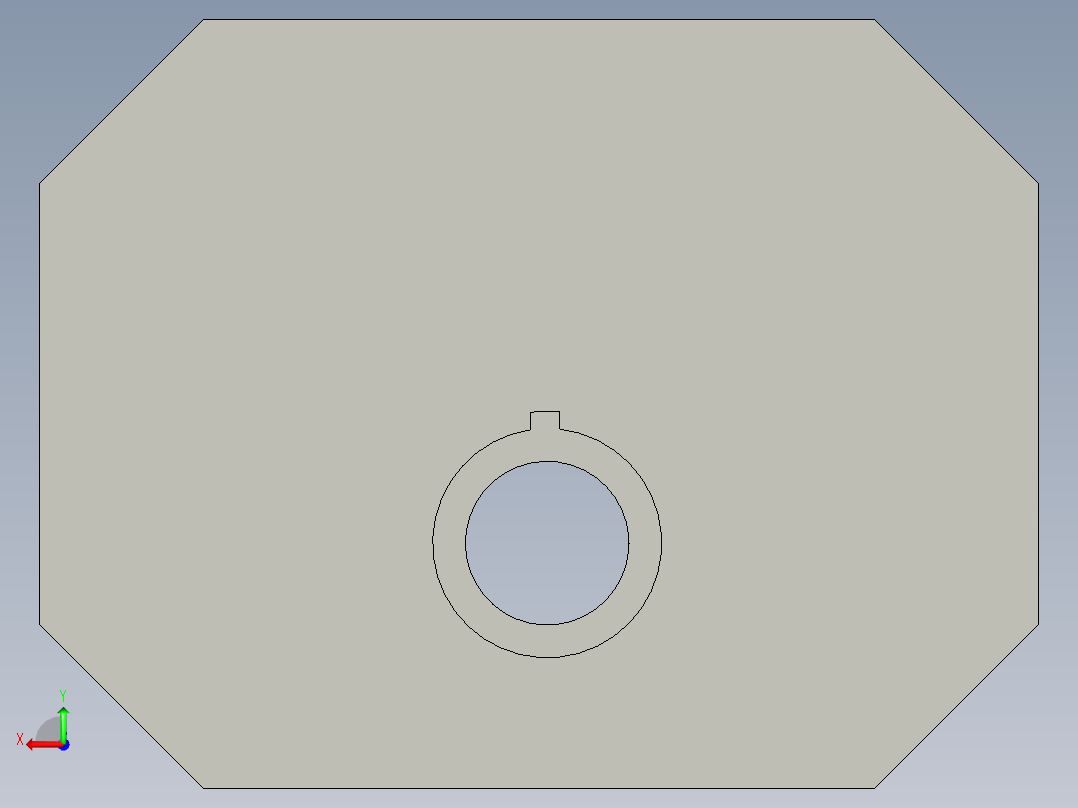 午休折叠床连接件后视图