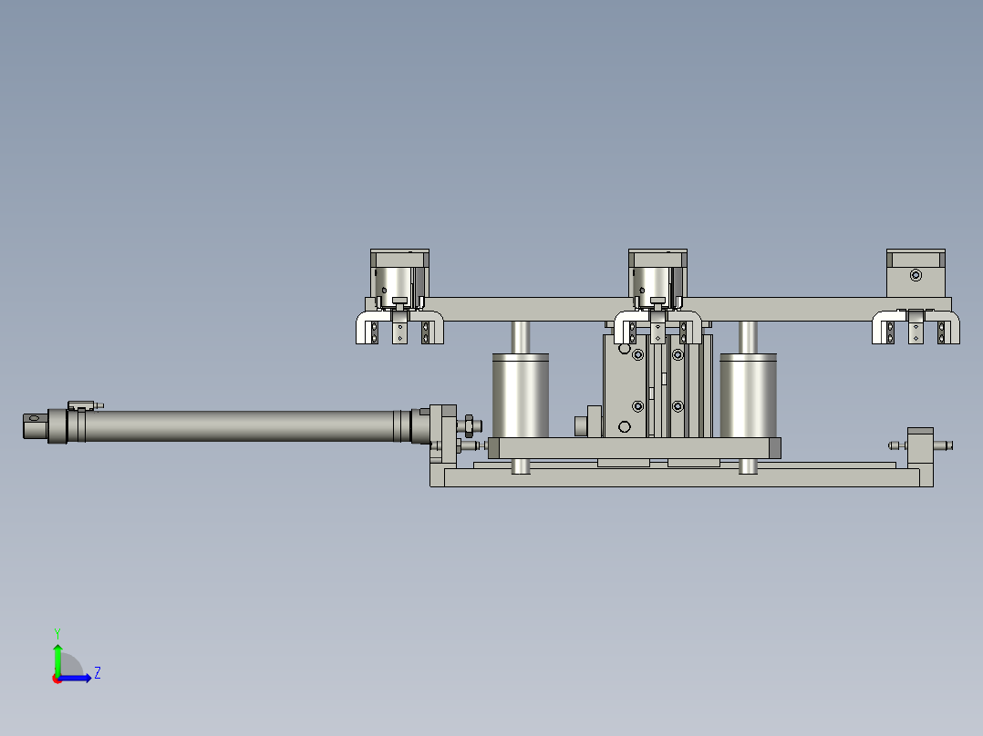 QGJT-通磁移载机构左视图