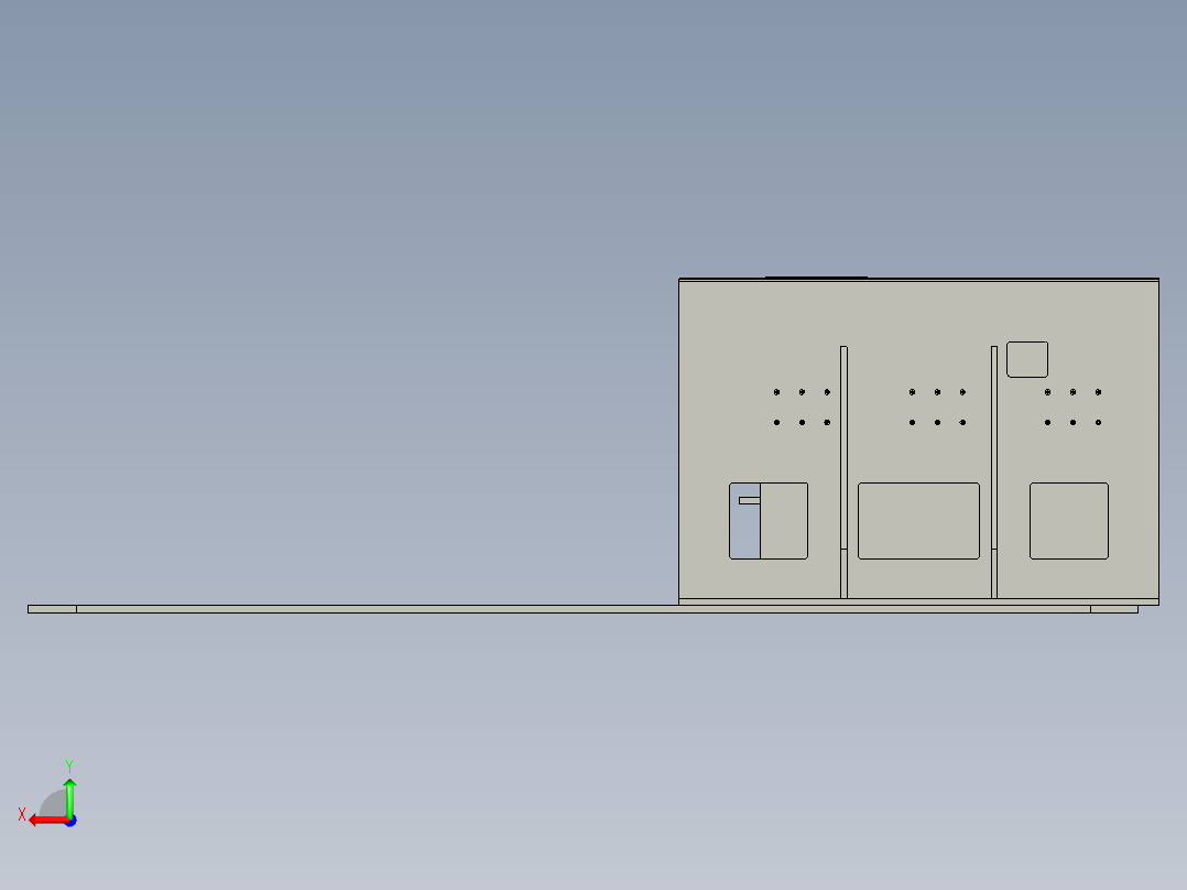 撕膜組件后视图