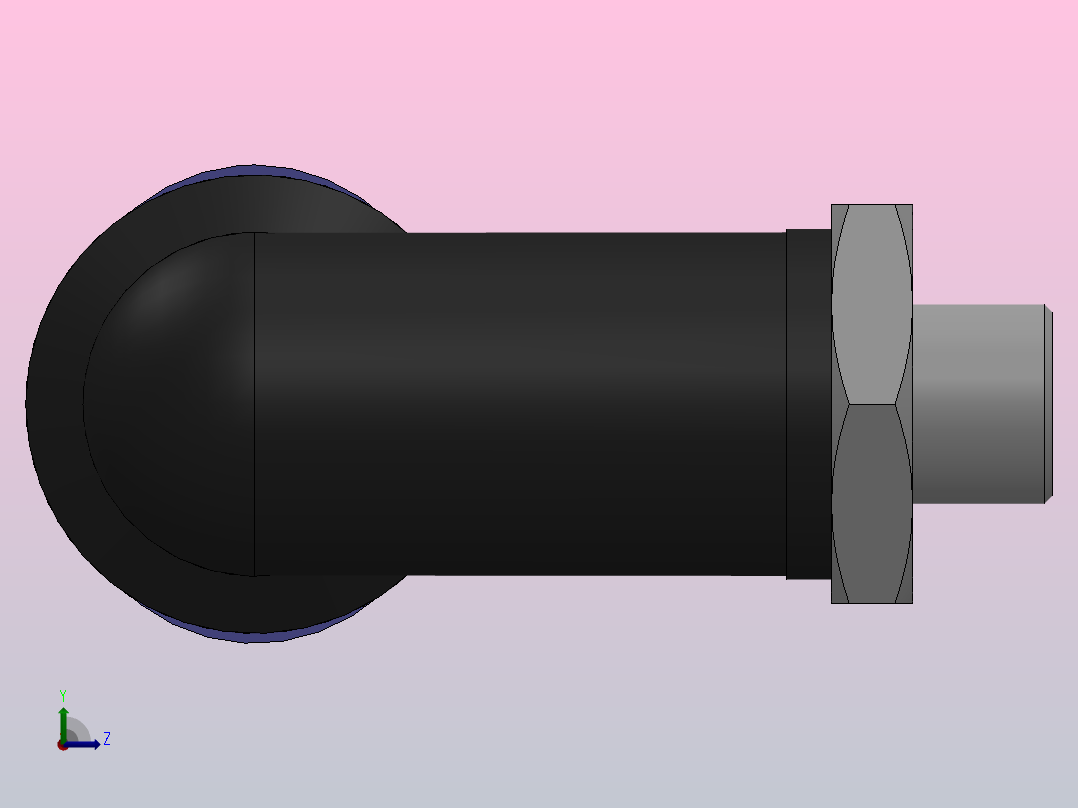PLN新螺纹弯头[PLN04-M5]左视图