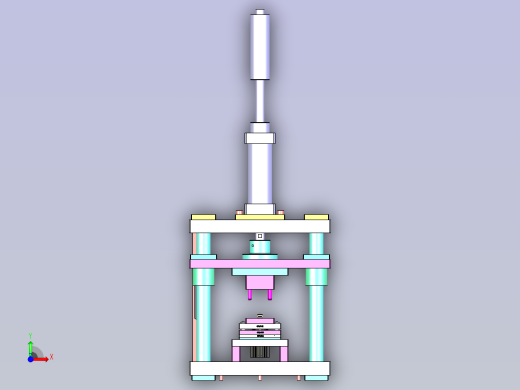 华为5G升降机电机齿轮铆压机前视缩略图