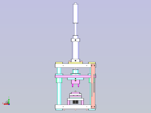 华为5G升降机电机齿轮铆压机后视缩略图