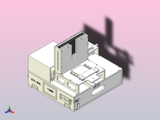 电子元件自动上料机3D图纸
