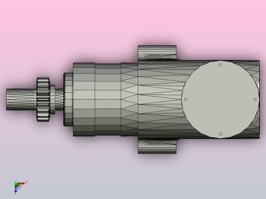 三轴数控车床通用钻孔附件俯视缩略图