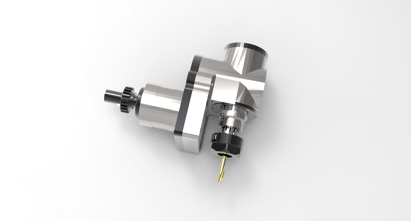 三轴数控车床通用钻孔附件