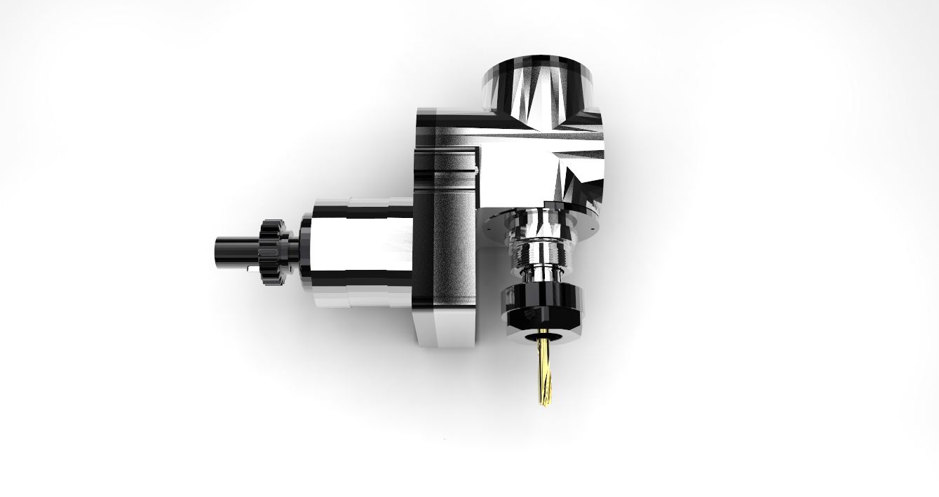 三轴数控车床通用钻孔附件