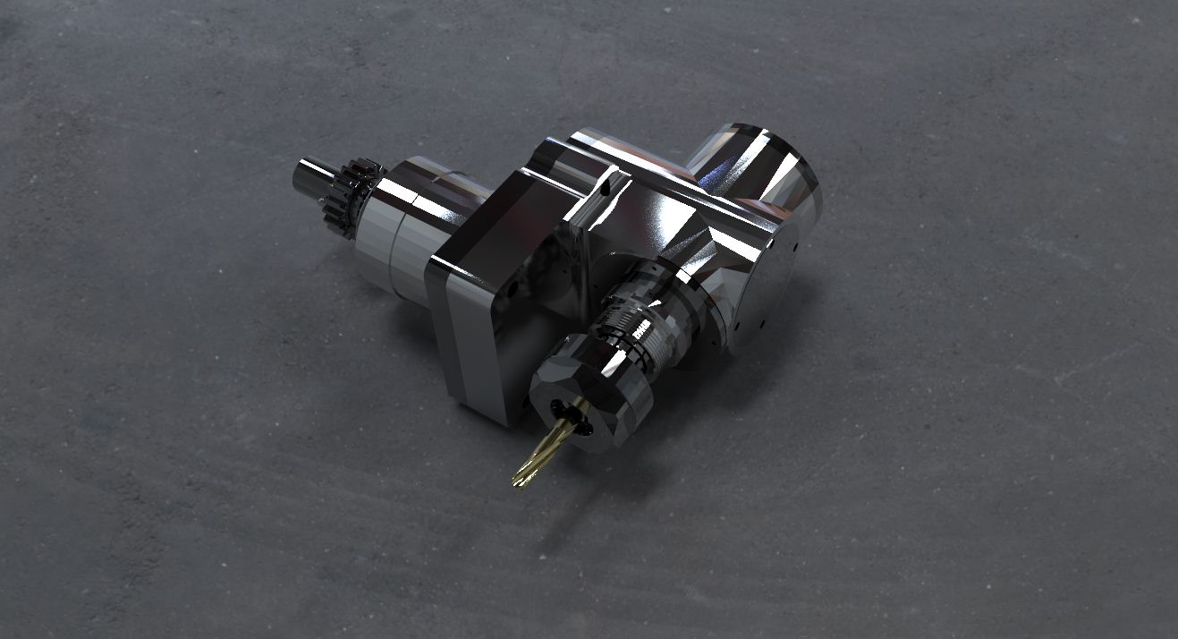 三轴数控车床通用钻孔附件