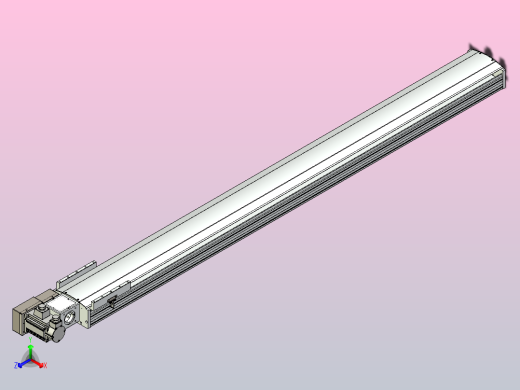 皮带直线轴半封闭可选导轨TPA-HNB-220D-176-L2200-ML-Y-P1K-N3