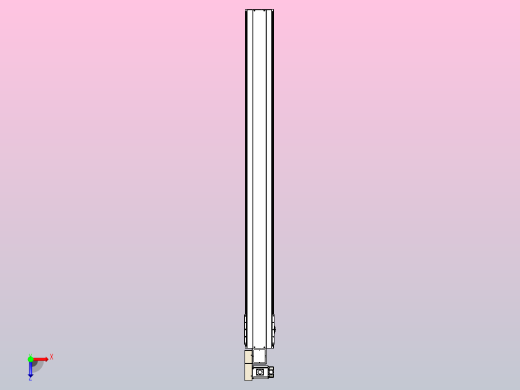 皮带直线轴半封闭可选导轨TPA-HNB-220D-176-L2200-ML-Y-P1K-N3俯视缩略图