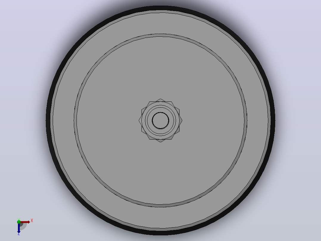 PUTKB 120~150摇摆型真空吸盘[PUTKB-150-S]俯视图