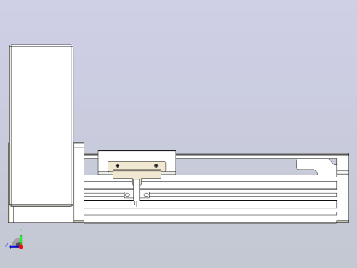 皮带直线轴半封闭可选导轨TPA-HNB-85S-90-L100-RU-C-P20-N3右视缩略图