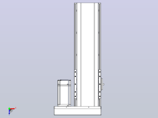日规模组半封闭丝杆TPA-HNR-120D-1610C-L250-ML-C-P40-N3俯视缩略图