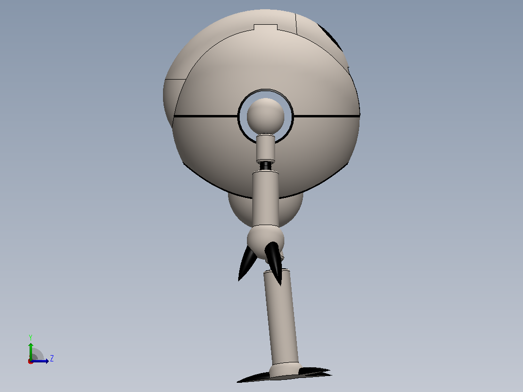吉鲁 DBGT 机器人 3D左视图