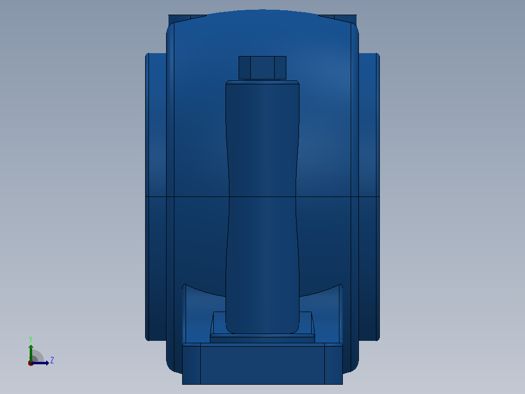 SN600系列[SN620-SSN620]轴承左视图
