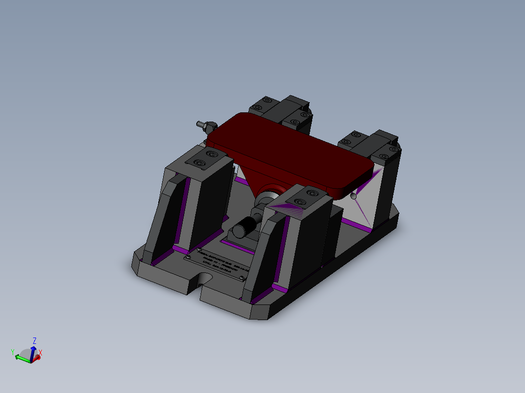 铣床铣削夹具模型设计