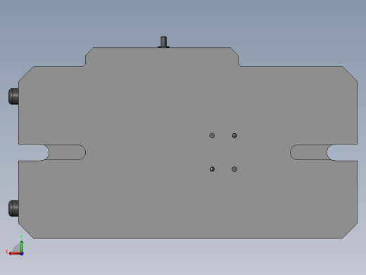 铣床铣削夹具模型设计后视缩略图