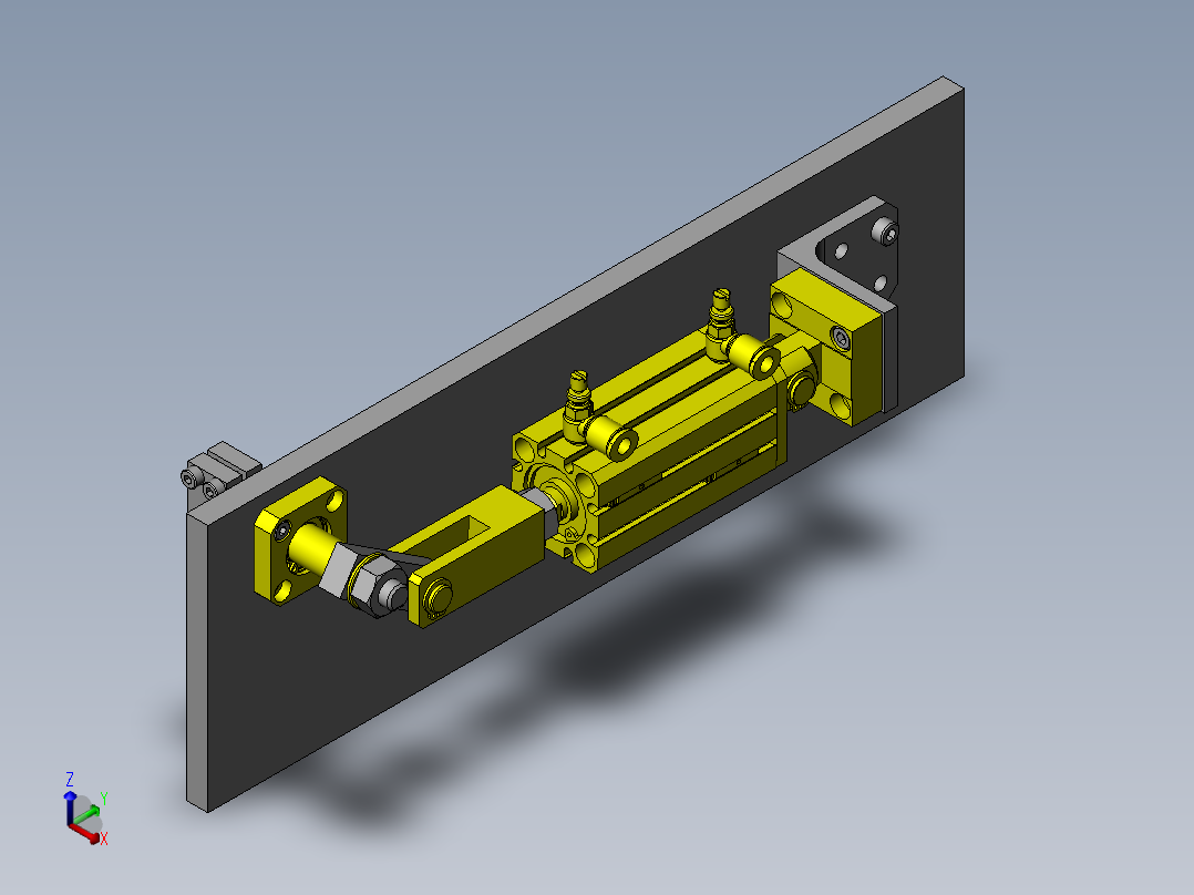 链条式托盘制动机构