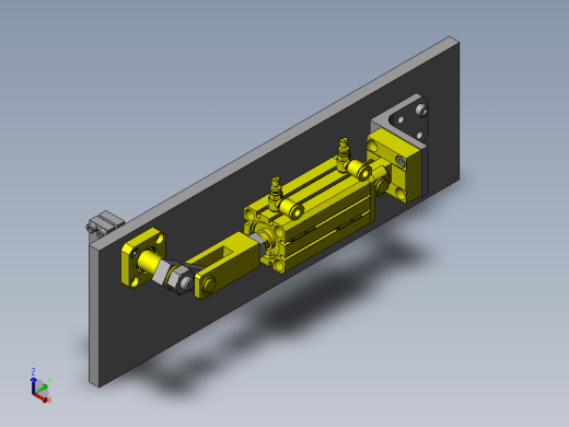 链条式托盘制动机构