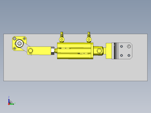 链条式托盘制动机构右视缩略图