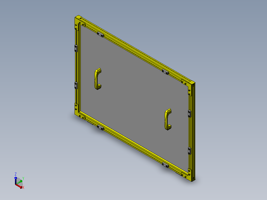 铝合金型材防尘门