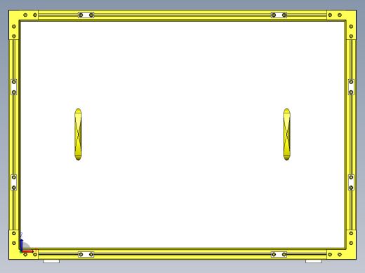 铝合金型材防尘门前视缩略图