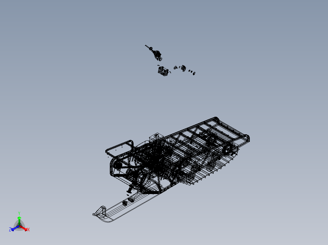 汽油动力滑雪板