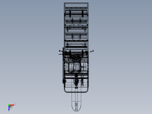 汽油动力滑雪板俯视缩略图